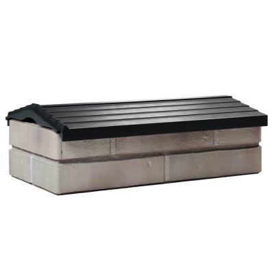 Парапет Бона ХайТек Черный посадка на 1 кирпич 200,225,255мм фото 1