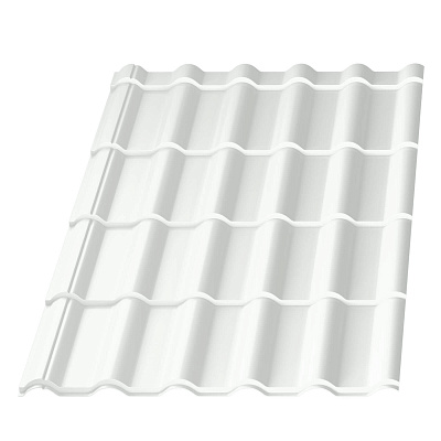 Металлочерепица Банга RAL9003 Белый 0,45мм фото Центр Металлокровли