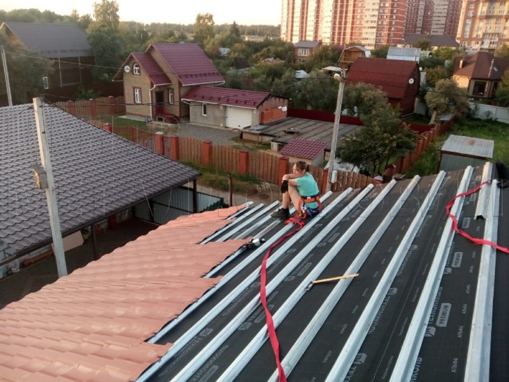 Металлочерепица Геркулес 8004 терракотовый Стальной Бархат от Центра Металлокровли в Улан-Удэ