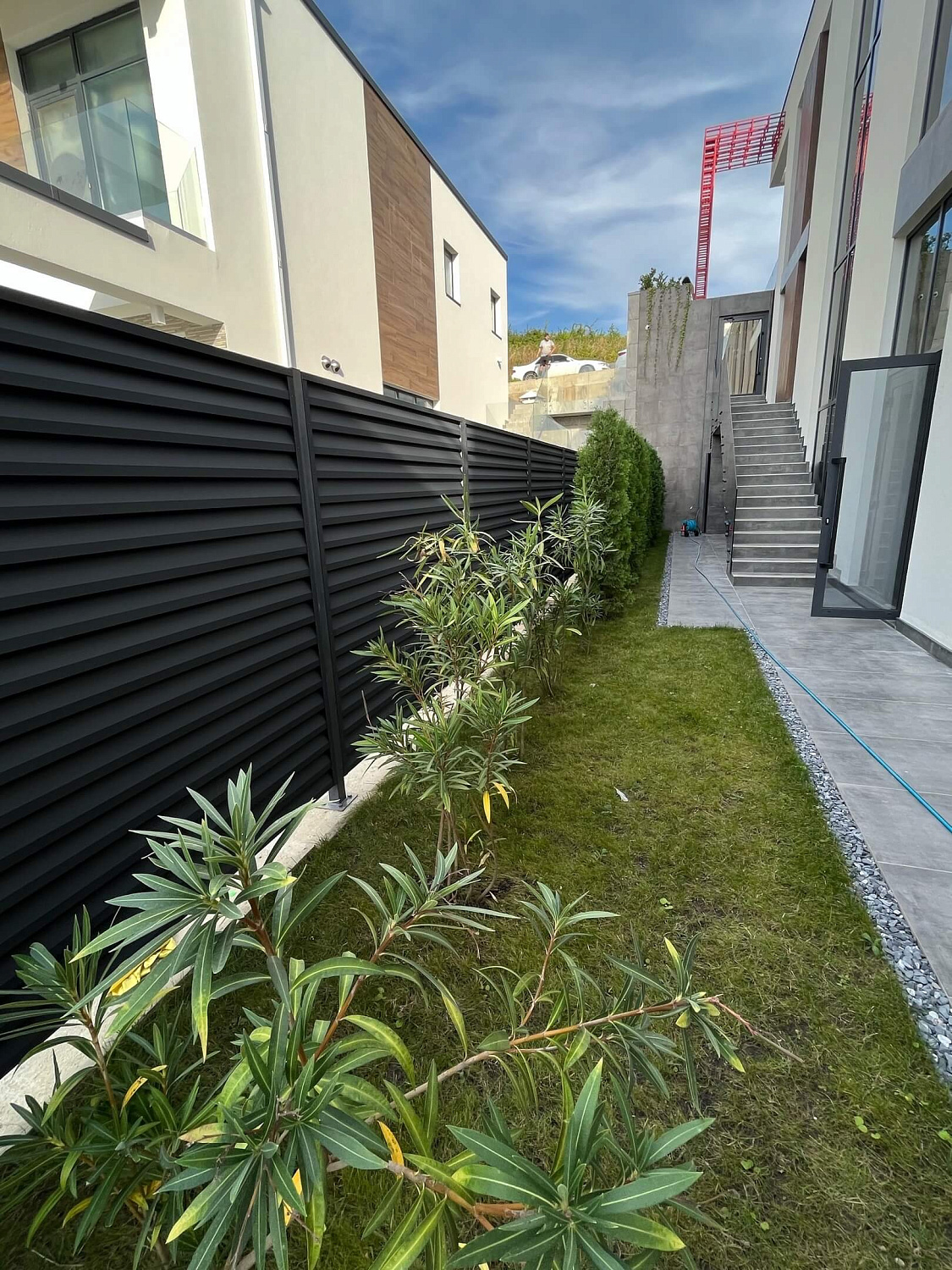 Ламели Реснички 62м RAL7024/7024 Серый Графит двусторонний МАТТЕ